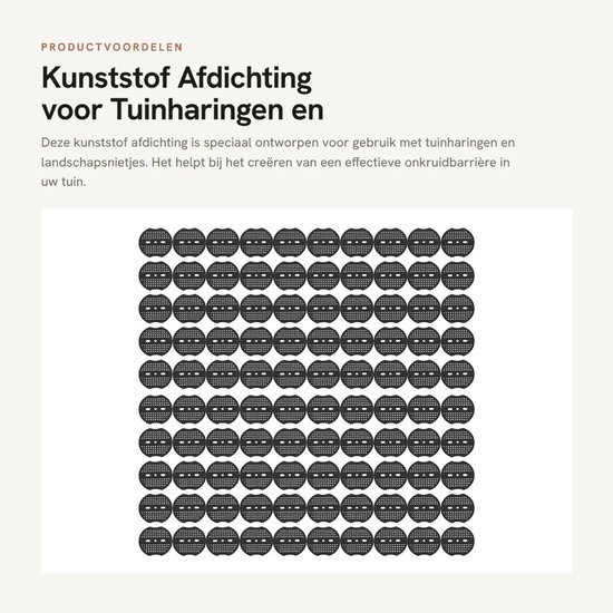 Dailygoods- Landschapsnietjes Afdichting Tuinpalen - Kunststof - 50 Stuks - Herbruikbaar - 6,6 cm Diameter - Schokbestendig - Tuinpaalafdichting van Dailygoods