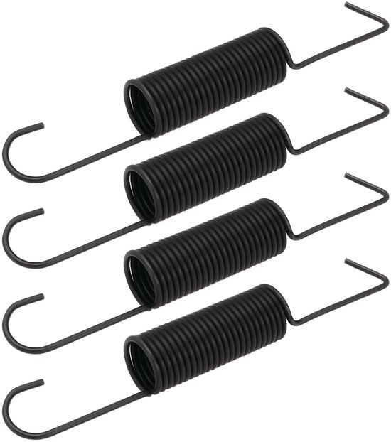 Dailygoods- Maaierdeck Riem - 4 Stuks - Compatibel met John Deere - Vervanging GX20377/GX21582 - Metaal - Zwart - Eenvoudig te installeren - Grasmaaieronderdeel