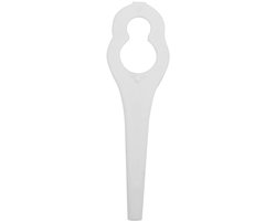 Dailygoods- Maaimessen 50 Stuks - Kunststof - Grasmaaier Mes - Geschikt voor ALM 28/30 - Duurzaam - Efficiënt Maai-effect - Grasmaaierbladen