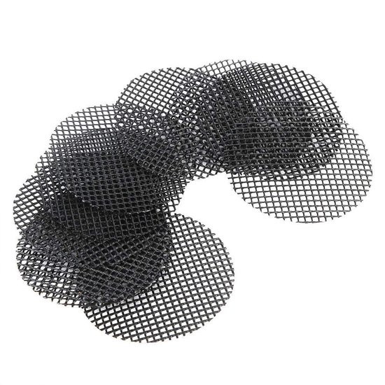 Dailygoods- Mesh Mat - 10 Stuks - Ademend Kunststof - Voorkomt Wortelrot - Ondoordringbaar Kussen - Geschikt voor Potten - Plantenschot