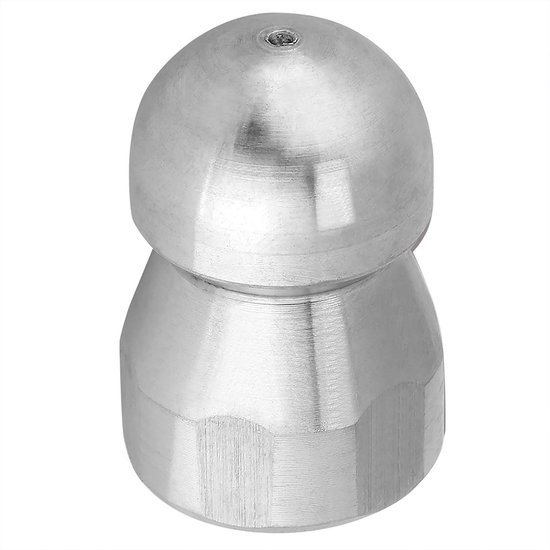 Dailygoods- Reinigingsmondstuk RVS - 3/8 Inch - Hoge Druk - 15 mm Binnen Diameter - 38 g - Geschikt voor 16 mm Draad - Reinigingsnozzle