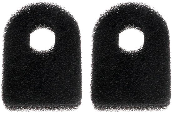 Dailygoods- Schuimluchtfilter 2 stuks - Compatibel met Atco/Commodore - Hoogte 97 mm - Breedte 67 mm - Dikte 20 mm - Duurzaam sponsmateriaal - Luchtfilter