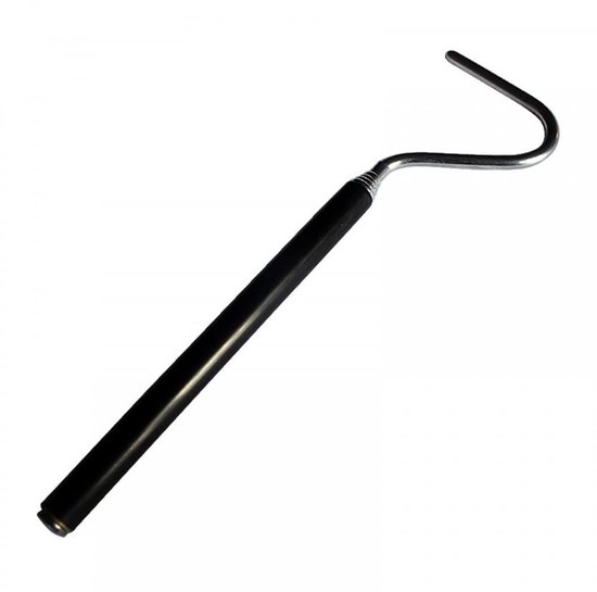 Dailygoods- Slangenhaak - Opvouwbaar - Roestvrij Staal - Intrekbare Schacht - Eendenbek Haak - Voor Slangen tot 2 Pond - Reptielenhaken