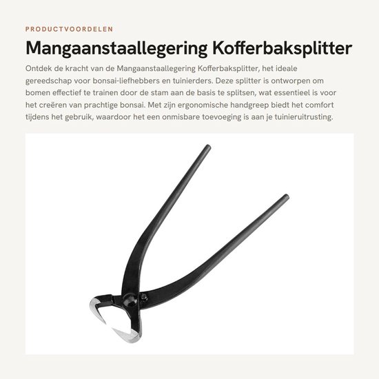 Dailygoods- Snoeischaar Professioneel - Ergonomische Handgreep - Mangaanstaallegering - Bonsai-gereedschap - Sterke Vasthoudendheid - Duurzaam Tuingereedschap