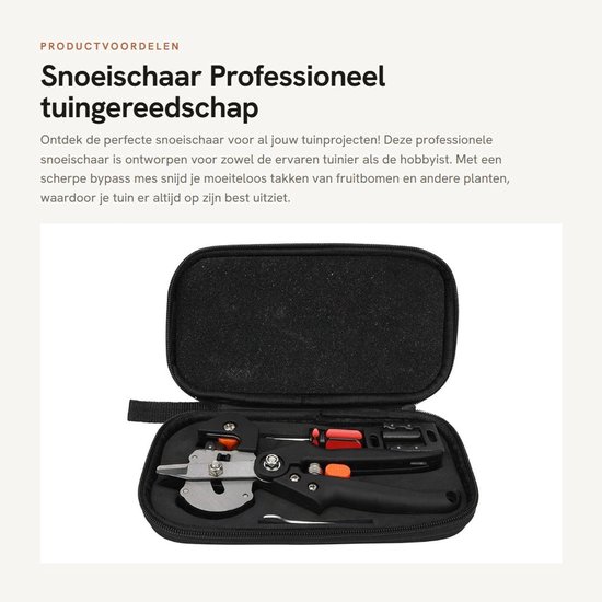 Dailygoods- Snoeischaar Professioneel - Tuingereedschap - Fruitboom - Plant - Tuin - Praktisch Gebruik - Tuinschaar
