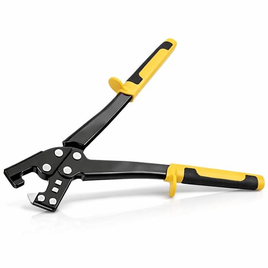 Dailygoods- Stud Crimper Antislip Handvat - Lichte Stalen Ponstang - Bevestigen van Stalen Kiel - Efficiënt Ontwerp - Comfortabele Grip - Krimptang