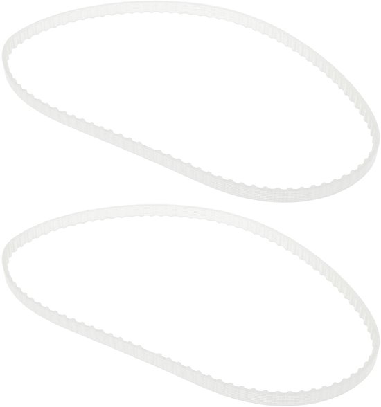 Dailygoods- Timing Belt 1.5M x 94 Tanden - Polyurethaan - 6mm Breedte - 2-Pack - Eenvoudig te Vervangen - Geschikt voor 8x14 Mini Draaimachines - Lathesnaar van Dailygoods