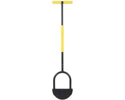 Dailygoods- Trimschop Half Maanrand - Handmatig Tuingereedschap - Breedvoetplatform - Duurzaam Koolstofstaal - Efficiënt Scheren - Eenvoudige Reiniging - Tuinschep