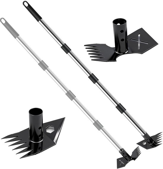 Dailygoods - Tuin Onkruidverdelger met 150 cm Steel - Efficiënt Onkruid Verwijderen