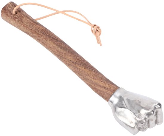 Dailygoods- Tuingereedschap Roestvrijstalen Kop - Houten Handvat - Antislip Grip - Lichtgewicht - Bouw/Huishoudelijk - Veelzijdig Gebruik - Hamer van Dailygoods
