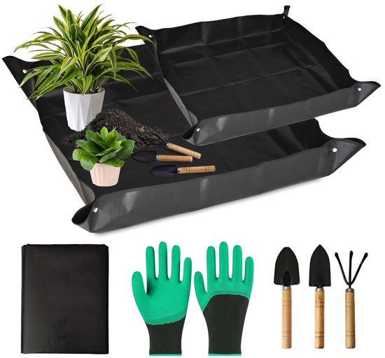 Dailygoods - Tuinmat Set - Waterdichte Potting Mat met Tuingereedschap