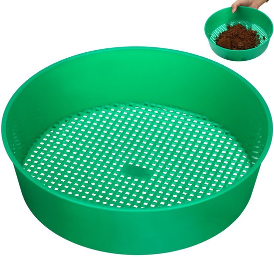 Dailygoods- Tuinzeef Duurzaam - Grondzeef - Zandzeef - Compostzeef - Lichtgewicht - Handig voor Tuinieren