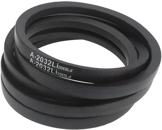 Dailygoods- V-riem 2032 mm Binnenomtrek - 2082 mm Buitenomtrek - 13 mm Breedte - Rubber - Compatibel met Husqvarna - Maaierriem