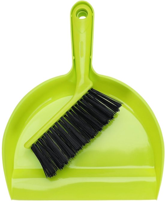 Dailygoods- Veegset Lichtgewicht - Handveegschep - Stofpan - Compact Ontwerp - Ideaal voor Huisdieren - Unieke Vlakke Rand - Stofzuiger