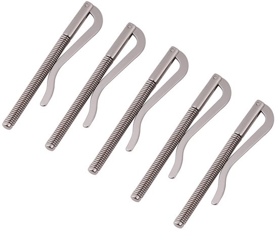 Dailygoods- Veertang van Hoogwaardig Metaal - Geldclip Heren - Roestvrij - Corrosiebestendig - Duurzaam - Glanzend Zilver