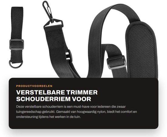 Dailygoods - Verstelbare Trimmer Schouderriem voor Tuingereedschap