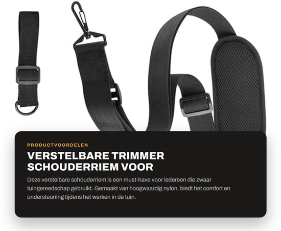 Dailygoods - Verstelbare Trimmer Schouderriem voor Tuingereedschap van Dailygoods