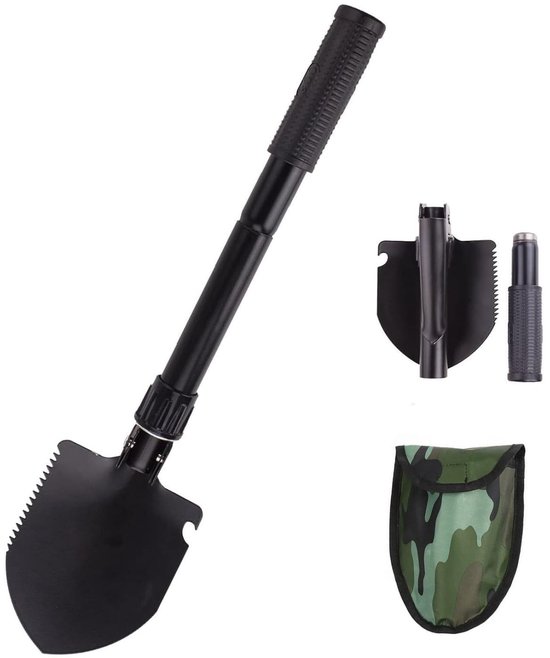 Dailygoods - Vouwspade van Hoogwaardig Staal voor Camping en Tuin