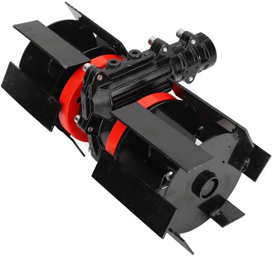 Dailygoods- Wiedwiel Professionele Onkruidhulpset - Roterend Cultivatorgereedschap - 9 Tanden - Lichtgewicht - Gebruiksvriendelijk Ontwerp - Universele Compatibiliteit - Onkruidwiel