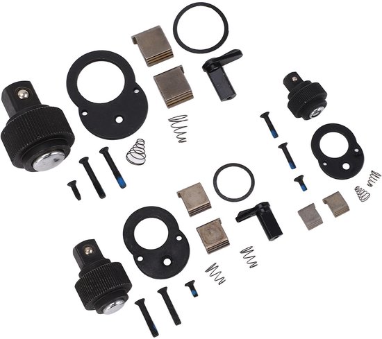 Dailygoody - Ratelreparatieset - 72 Tanden - Duurzaam en betrouwbaar - Compact formaat - Dopsleutelreparatieaccessoires - Voor klusser - 12 x 9 x 3 cm