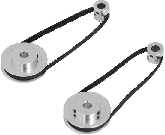 Dailygoody - Solidchoice - Dailygoody - Synchrone Wielset - Tandriemschijf - Energiebesparend - 20 Tanden 60 Tanden - Eenvoudig te Installeren - Geschikt voor Tandwielslijpmachi.