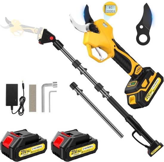 DailySupplies® Snoeischaar met Accu - Takkenschaar - Heggenschaar Elektrisch van Merkloos	