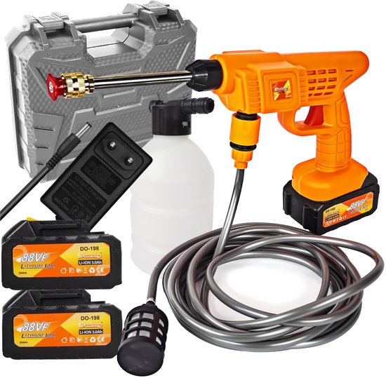 DaoLong Serie - Draadloze Hogedrukreiniger - 800W - Mobiel - 40 Bar van Merkloos	