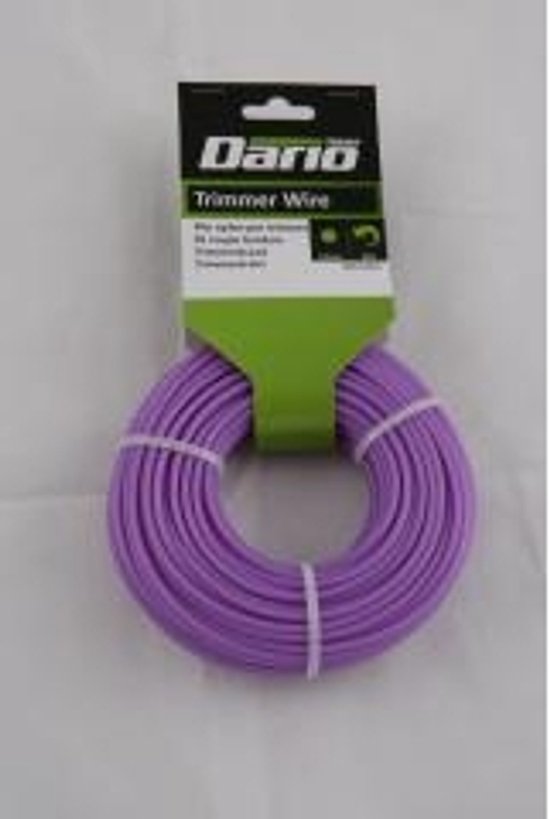 Dario Tools CMB323025 Trimmerdraad 3,0mm 25m van Merkloos	