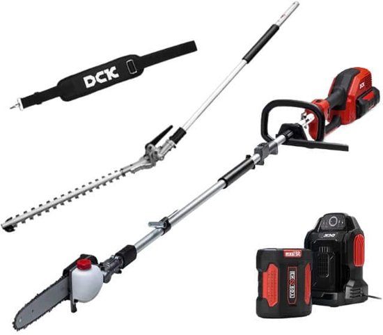 DCK 58V Accu Combimotor Set – Kettingzaag & Heggenschaar op steel | KDPH581+KDHT211+KDCS101