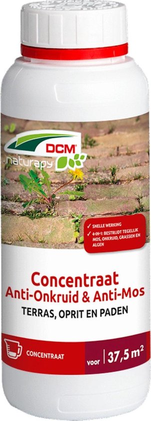 Dcm Naturapy Anti-Onkruid Anti-Mos Terras Concentraat - Algen- Mosbestrijding - 500 ml van Merkloos	