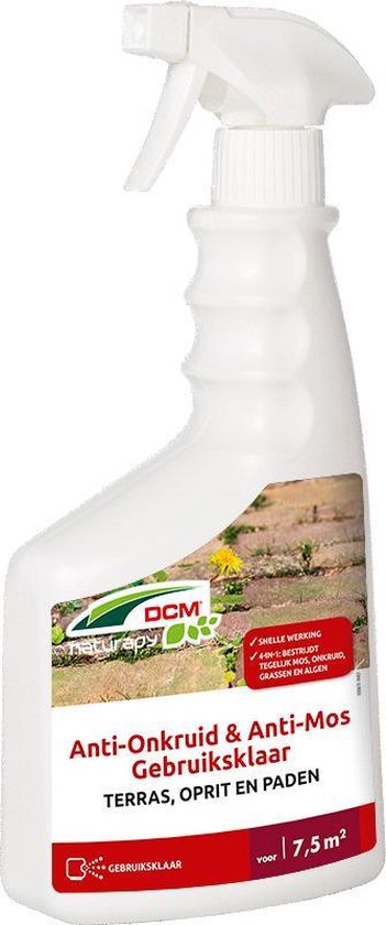 Dcm Naturapy Anti-Onkruid Anti-Mos Terras Gebruiksklaar - Algen- Mosbestrijding - 750 ml van Merkloos	