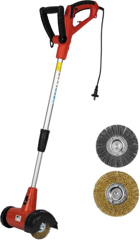 DD Onkruidborstel Electrisch - Bosmaaier - Onkruidverwijderaar - 115x20x11cm- Rood van DD