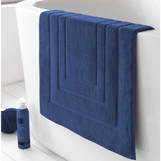 De Witte Lietaer Badmat Pacifique 100 X 60 Cm Katoen Blauw van Merkloos	