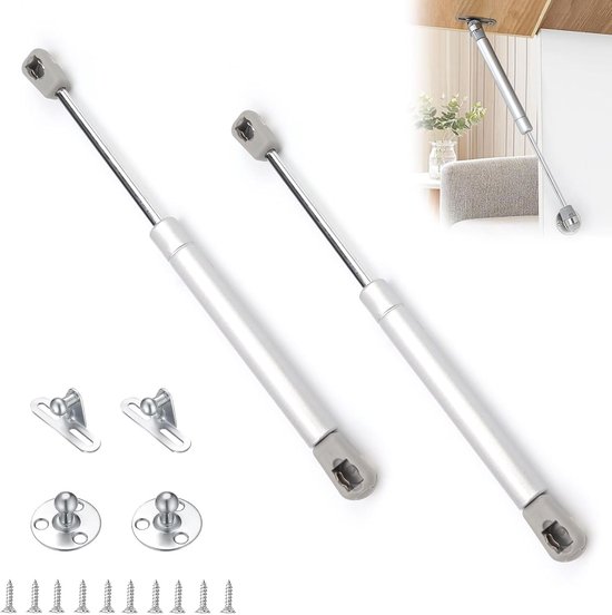 DEANKEJI 200N 2 Pcs Shock Absorbers Gas Pressure Springs Hydraulic Gas Pressure Spring for Lifting Kitchen Furniture Cabinet Doors van Merkloos	