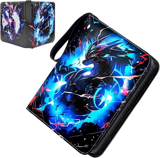 DEANKEJI Scrapbook, 50 Pages, 400 Card Slots, Card Binder, Waterproof Leather Folder Cards, Ideal as Christmas, Children's and Birthday Gift for Boys and Girls van DEANKEJI