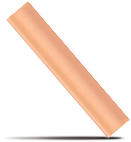 DEANKEJI T2 Metal Sheet Copper, 3mm x 30mm x 150mm Purple Copper T2, Pure Copper Material Plate which can be used in Electrical, Industrial and DIY Projects van Merkloos	