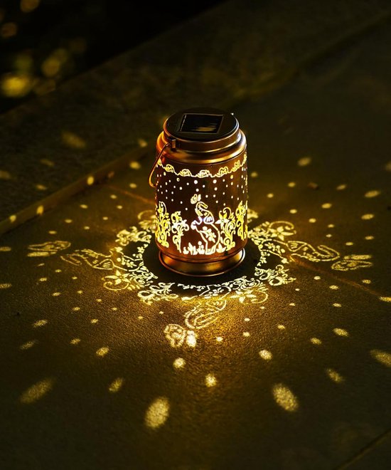 Decorative Solar Lights - Elephant Solar Fairy Lights voor Buiten - Tuin Geschenk voor Mannen Vrouwen Mama Verjaardag - Waterdichte Solar Lamp Hangend Patio Balkon van Merkloos	