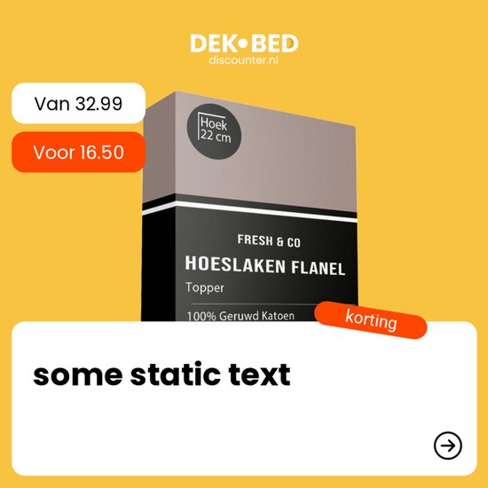 Dekbed-Discounter - Fresh and Co Topper Hoeslaken 90 x 210 cm - Katoen Flanel - Geschikt voor toppers tot 15 cm hoog - Wasbaar op 30 graden - Strijkvrij - Taupe van Merkloos	