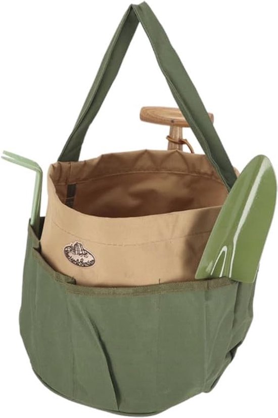 Design Tuingereedschap Tas 28 x 28 x 26 cm - Groen