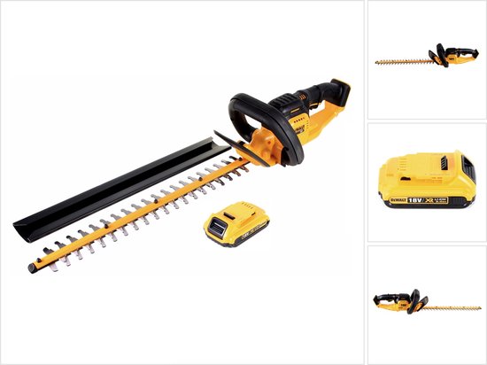 DeWalt DCM 563 PB accu heggenschaar 18V 55.8cm + 1x 2.0Ah accu - zonder oplader van Merkloos	