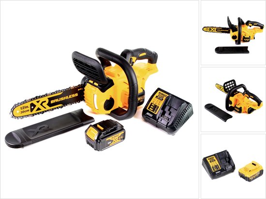DeWalt DCM 565 M1 accu kettingzaag 18V + 1x accu 4.0 Ah + lader van DeWalt