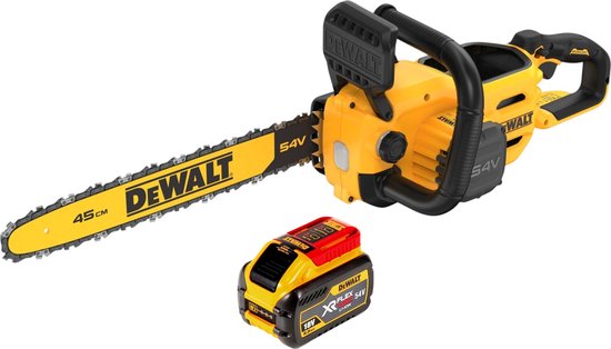 DeWalt DCMCS 574 N Accu-kettingzaag 54 V FlexVolt 45 cm Borstelloos + 1x accu 9.0 Ah - zonder oplader van DeWalt