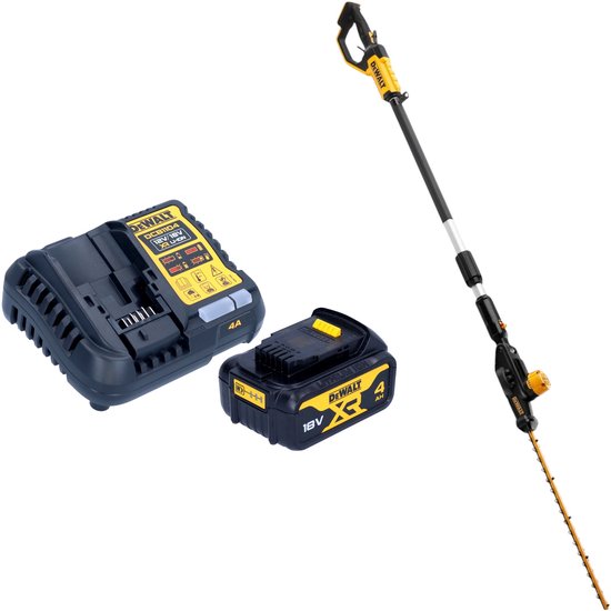 DeWalt DCMPH 566 M1 accu heggenschaar 18 V 55 cm + 1x accu 4.0 Ah + lader van DeWalt