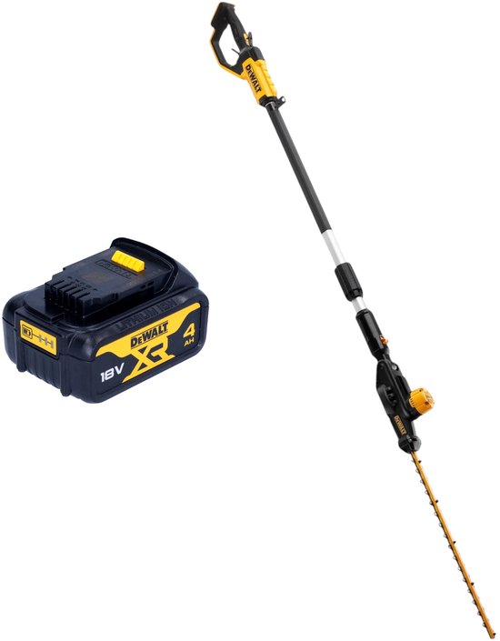 DeWalt DCMPH 566 N Accu-heggenschaar 18 V 55 cm + 1x accu 4.0 Ah - zonder oplader van Merkloos	