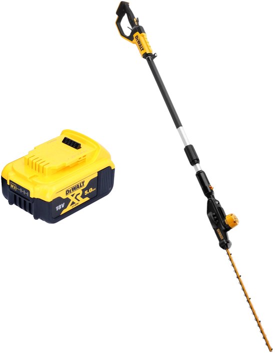 DeWalt DCMPH 566 N Accu-heggenschaar 18 V 55 cm + 1x accu 5.0 Ah - zonder oplader van Merkloos	
