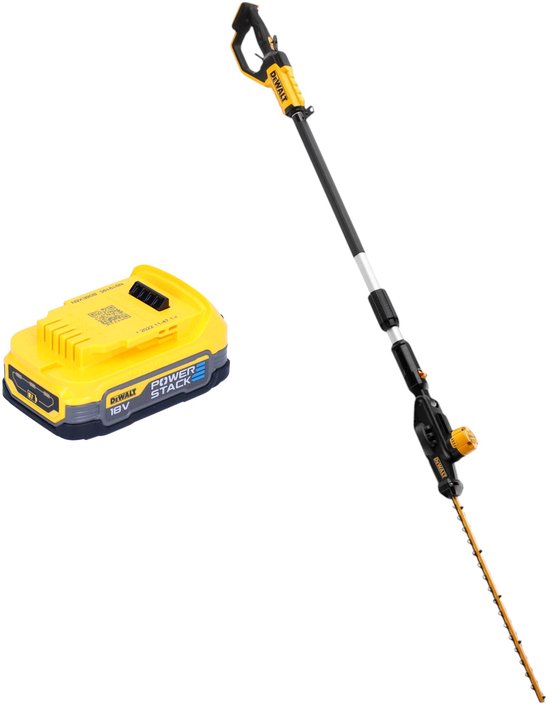 DeWalt DCMPH 566 N accu heggenschaar 18 V 55 cm + 1x Powerstack accu 1.7 Ah - zonder oplader