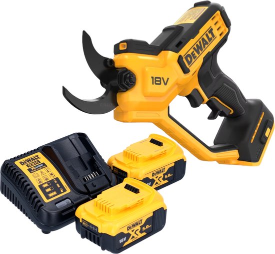 DeWalt DCMPP 568 P2 accusnoeischaar 18 V 38 mm + 2x accu 5.0 Ah + lader van DeWalt
