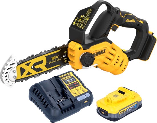DeWalt DCMPS 520 H1 accu-snoeizaag 18 V 20 cm borstelloos + 1x Powerstack accu 5.0 Ah + lader