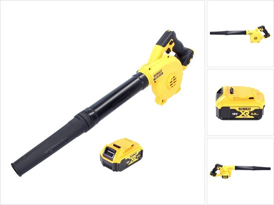 DeWalt DCV 100 N accubladblazer / bladblazer 18 V + 1x accu 5.0 Ah - zonder lader van Merkloos	