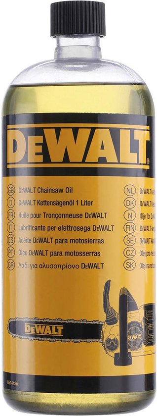 DeWALT DT20662 Kettingzaagolie 1L voor DCM modellen van DeWalt